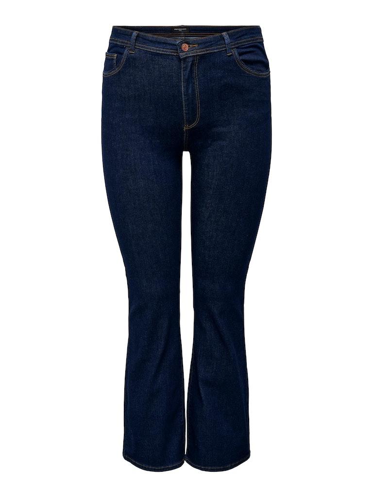ONLY CARMAKOMA CARSALLY HW FLARED JEANS DNM BJ370 NOOS Dames Jeans - Maat 42