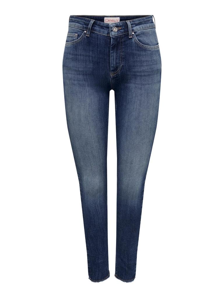 ONLY ONLBLUSH MID SK ANK  RAW DNM REA194 NOOS Dames Jeans - Maat L x L34