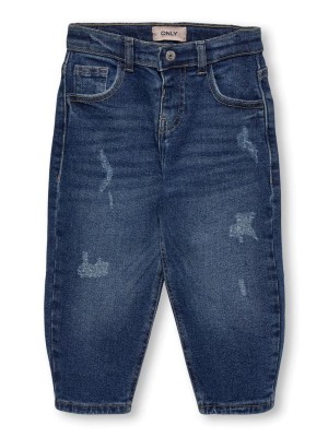 ONLY:KIDS ONLY KMGCALLA MOM FIT FULL DNM AZG488G Dark Blue Denim | Freewear KMGCALLA MOM FIT FULL DNM AZG488G - www.freewear.nl - Freewear