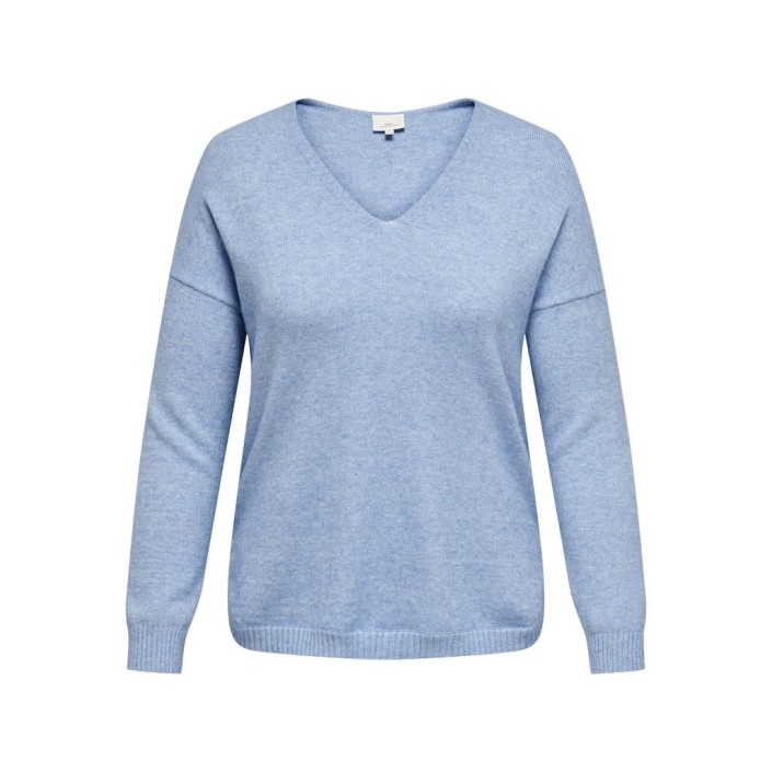 Carmakoma CARMARGARETA LS PULLOVER KNT NOOS Allure/MELANGE | Freewear CARMARGARETA LS PULLOVER KNT NOOS - www.freewear.nl - Freewear