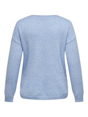 Carmakoma CARMARGARETA LS PULLOVER KNT NOOS Allure/MELANGE | Freewear CARMARGARETA LS PULLOVER KNT NOOS - www.freewear.nl - Freewear