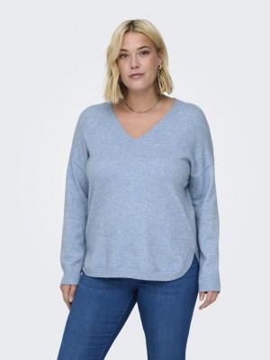 Carmakoma CARMARGARETA LS PULLOVER KNT NOOS Allure/MELANGE | Freewear CARMARGARETA LS PULLOVER KNT NOOS - www.freewear.nl - Freewear