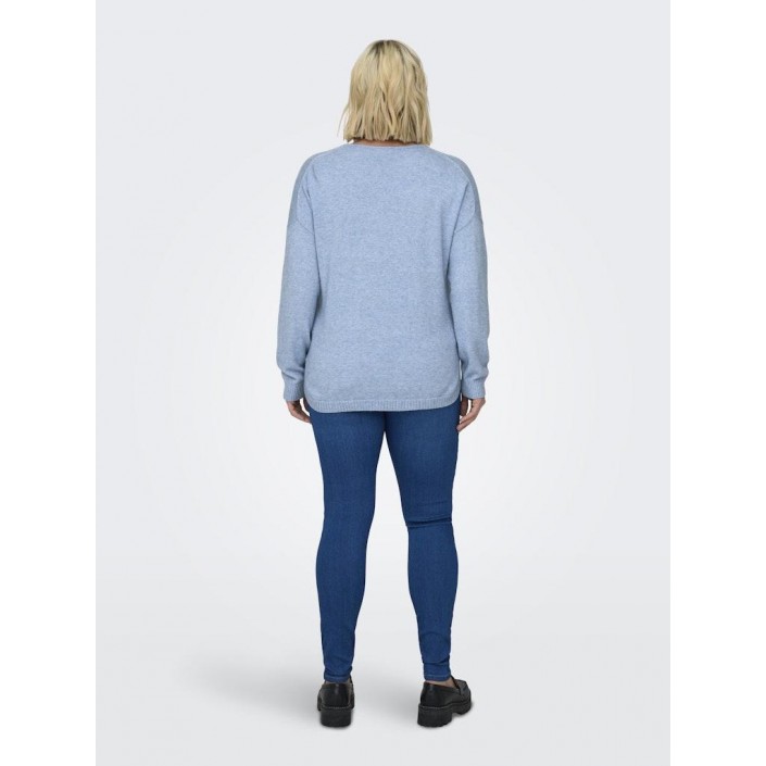 Carmakoma CARMARGARETA LS PULLOVER KNT NOOS Allure/MELANGE | Freewear CARMARGARETA LS PULLOVER KNT NOOS - www.freewear.nl - Freewear