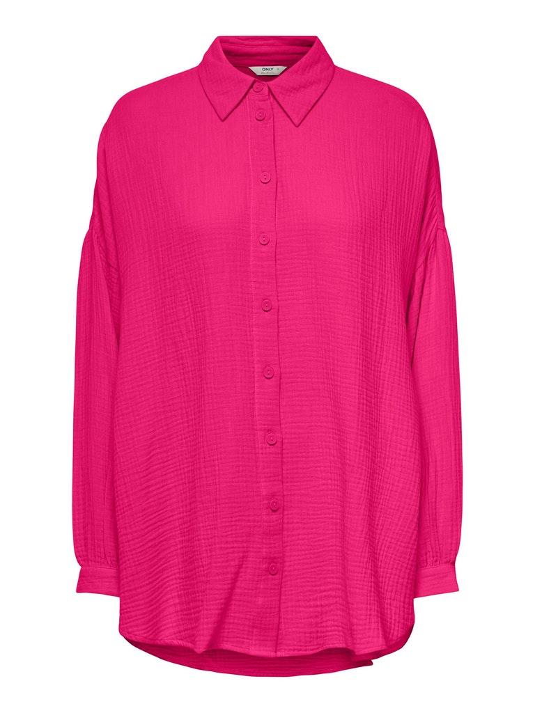 Only ONLTHYRA OVERSIZED SHIRT - Fuchsia Purpl Fuchsia