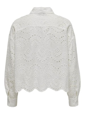 Only ONLVALAIS L/S SHIRT WVN NOOS Cloud Dancer | Freewear ONLVALAIS L/S SHIRT WVN NOOS - www.freewear.nl - Freewear