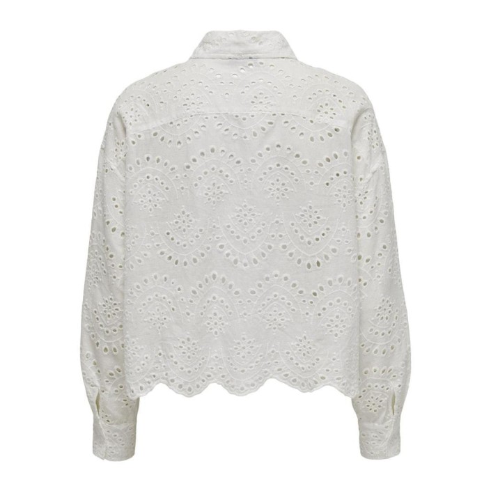 Only ONLVALAIS L/S SHIRT WVN NOOS Cloud Dancer | Freewear ONLVALAIS L/S SHIRT WVN NOOS - www.freewear.nl - Freewear