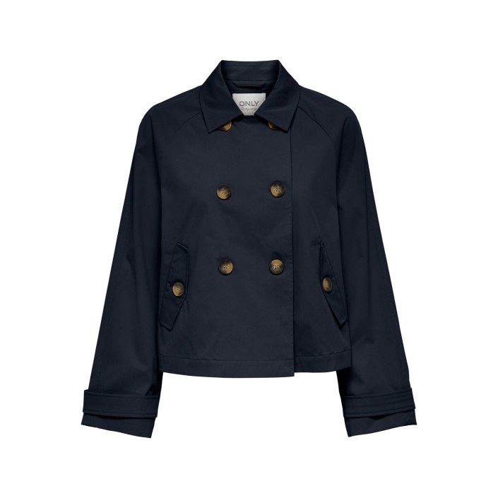 Only ONLAPRIL LIFE SHORT TRENCHCOAT OTW : Night Sky | Freewear ONLAPRIL LIFE SHORT TRENCHCOAT OTW : - www.freewear.nl - Freewear