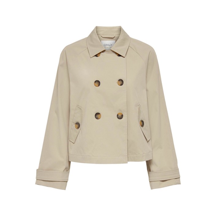 Only ONLAPRIL LIFE SHORT TRENCHCOAT OTW : Oxford Tan | Freewear ONLAPRIL LIFE SHORT TRENCHCOAT OTW : - www.freewear.nl - Freewear