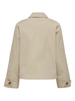 Only ONLAPRIL LIFE SHORT TRENCHCOAT OTW : Oxford Tan | Freewear ONLAPRIL LIFE SHORT TRENCHCOAT OTW : - www.freewear.nl - Freewear
