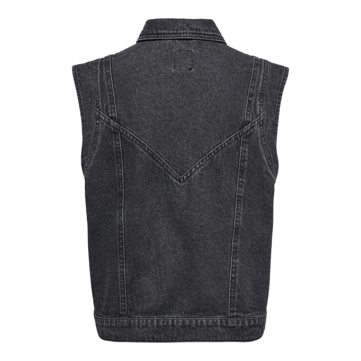 Only ONLKENNEDY SL DNM WAISTCOAT BJ NOOS Washed Black | Freewear ONLKENNEDY SL DNM WAISTCOAT BJ NOOS - www.freewear.nl - Freewear