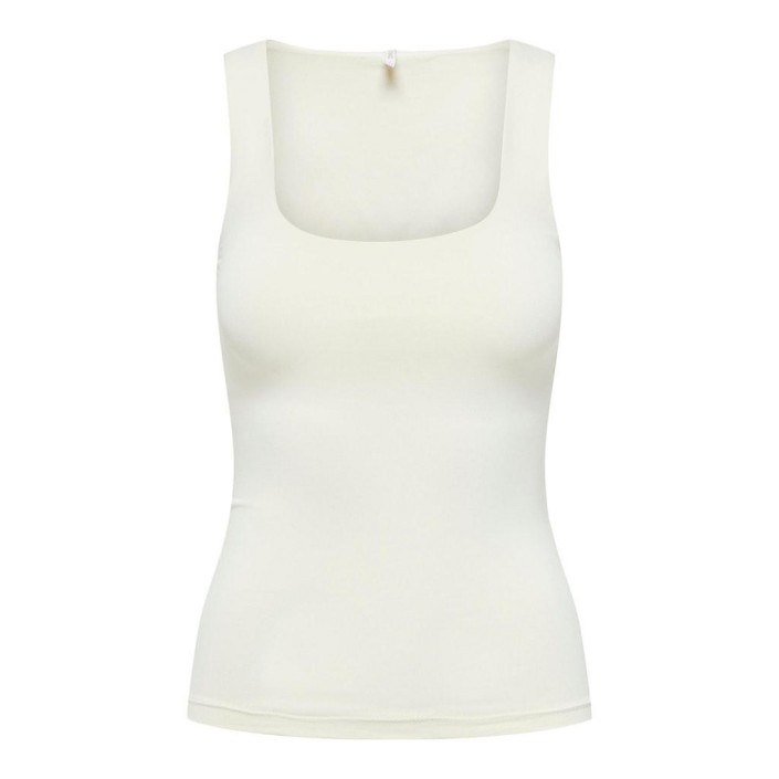 Only ONLEA S/L 2-WAYS FIT TOP JRS NOOS Cloud Dancer | Freewear ONLEA S/L 2-WAYS FIT TOP JRS NOOS - www.freewear.nl - Freewear