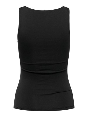 Only ONLEA S/L 2-WAYS FIT TOP JRS NOOS Black | Freewear ONLEA S/L 2-WAYS FIT TOP JRS NOOS - www.freewear.nl - Freewear