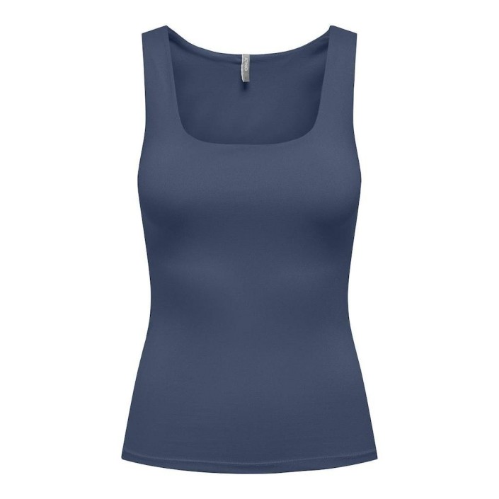 Only ONLEA S/L 2-WAYS FIT TOP JRS NOOS Vintage Indigo | Freewear ONLEA S/L 2-WAYS FIT TOP JRS NOOS - www.freewear.nl - Freewear
