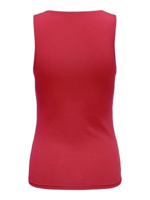 Only ONLEA S/L 2-WAYS FIT TOP JRS NOOS Racing Red | Freewear ONLEA S/L 2-WAYS FIT TOP JRS NOOS - www.freewear.nl - Freewear