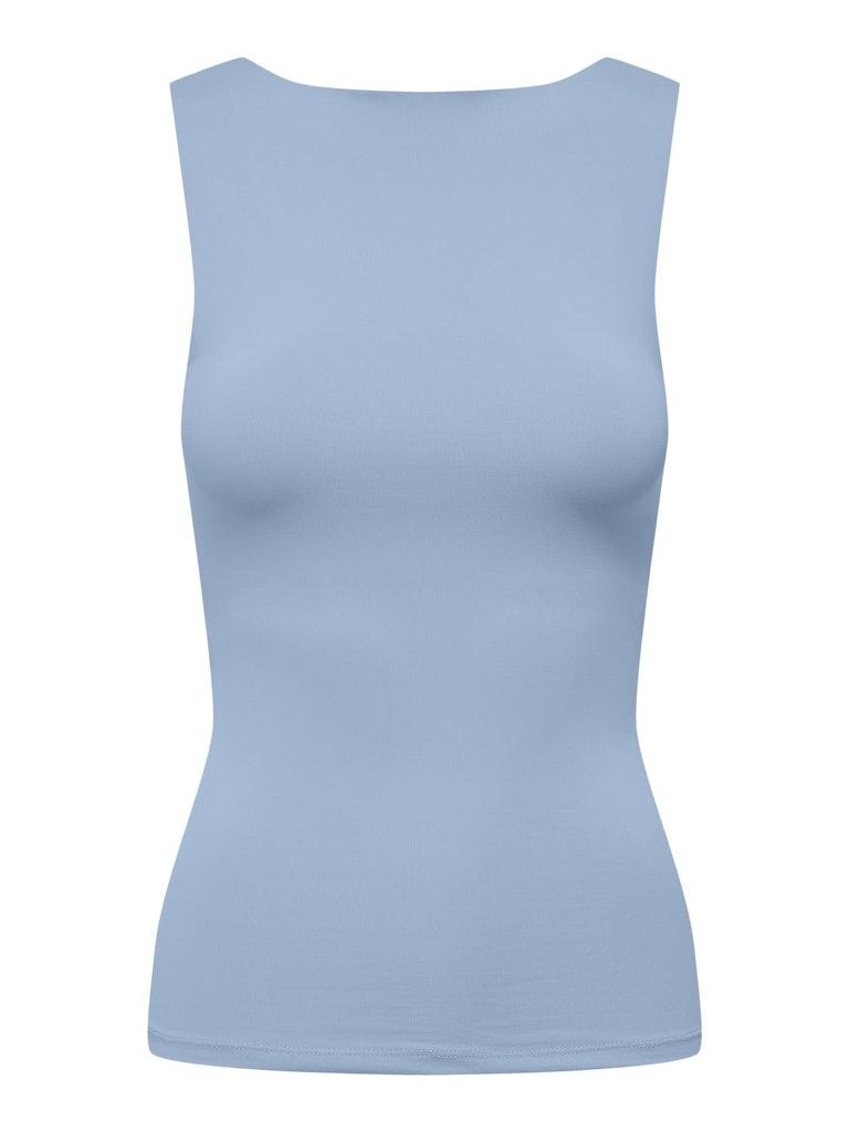 Only Top Onlea S/l 2-ways Fit Top Jrs Noos 15278090 Soft Chambray Dames Maat - M