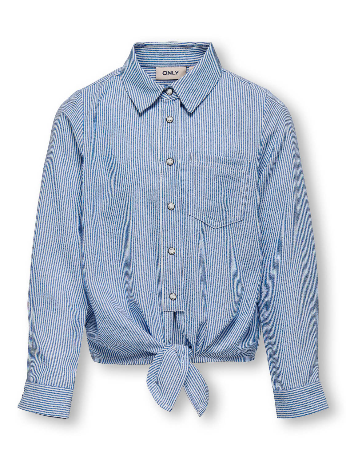 KOGLECEY LS KNOT SHIRT WVN