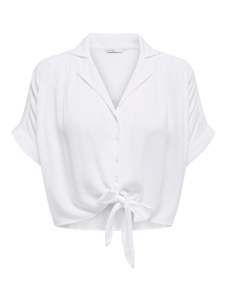 ONLY ONLPAULA LIFE S/S TIE SHIRT WVN NOOS Dames - Maat L