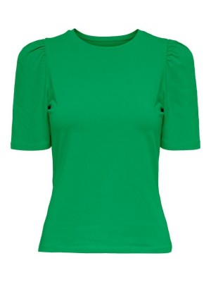 Only ONLLIVE LOVE 2/4 PUFFTOP JRS NOOS Kelly Green | Freewear