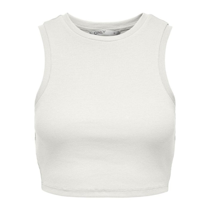 Only ONLVILMA S/L CROPPED TANK TOP JRS N: Cloud Dancer | Freewear ONLVILMA S/L CROPPED TANK TOP JRS N: - www.freewear.nl - Freewear