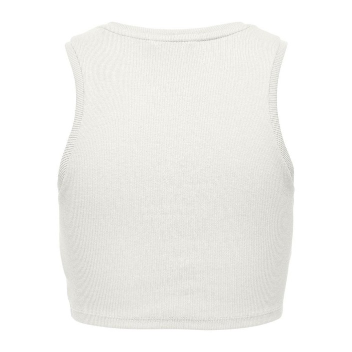 Only ONLVILMA S/L CROPPED TANK TOP JRS N: Cloud Dancer | Freewear ONLVILMA S/L CROPPED TANK TOP JRS N: - www.freewear.nl - Freewear