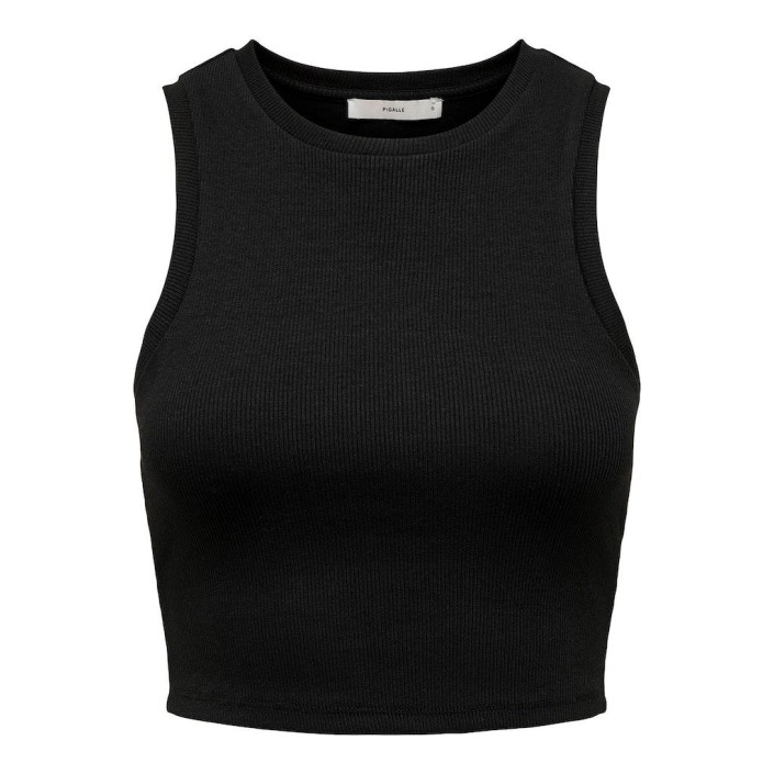 Only ONLVILMA S/L CROPPED TANK TOP JRS N: Black | Freewear ONLVILMA S/L CROPPED TANK TOP JRS N: - www.freewear.nl - Freewear