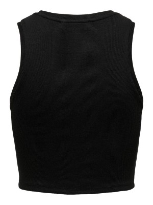 Only ONLVILMA S/L CROPPED TANK TOP JRS N: Black | Freewear ONLVILMA S/L CROPPED TANK TOP JRS N: - www.freewear.nl - Freewear
