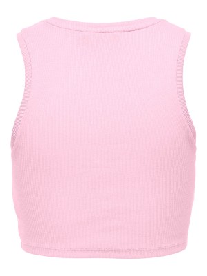Only ONLVILMA S/L CROPPED TANK TOP JRS N: Pink Lady | Freewear ONLVILMA S/L CROPPED TANK TOP JRS N: - www.freewear.nl - Freewear