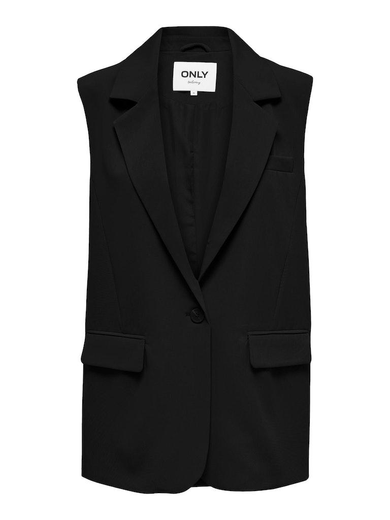Gilet met reverskraag, model 'LANA'