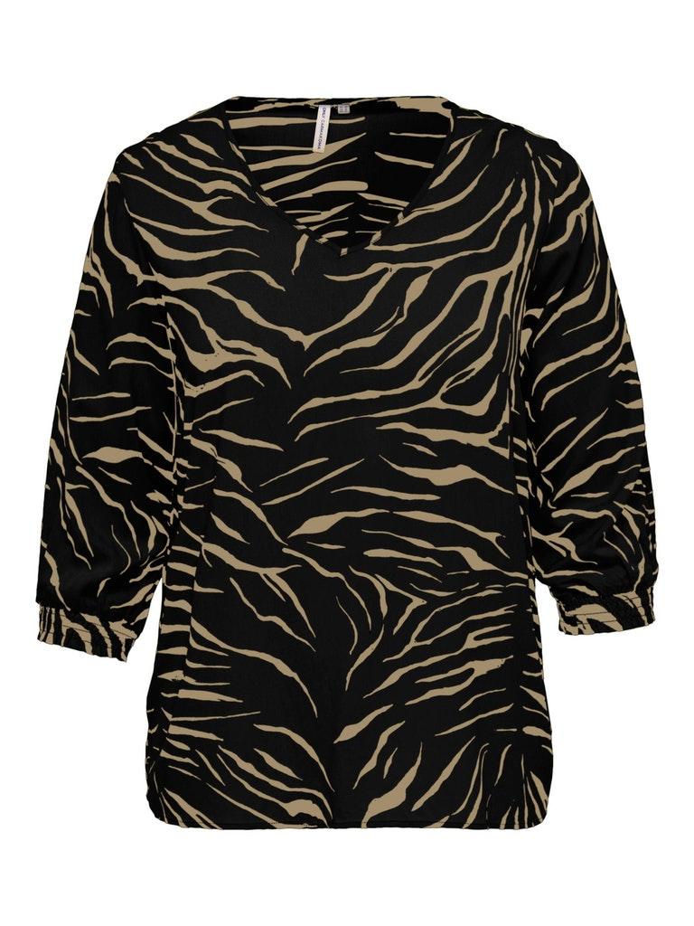 Blouses Only Carmakoma , Zwart , Dames