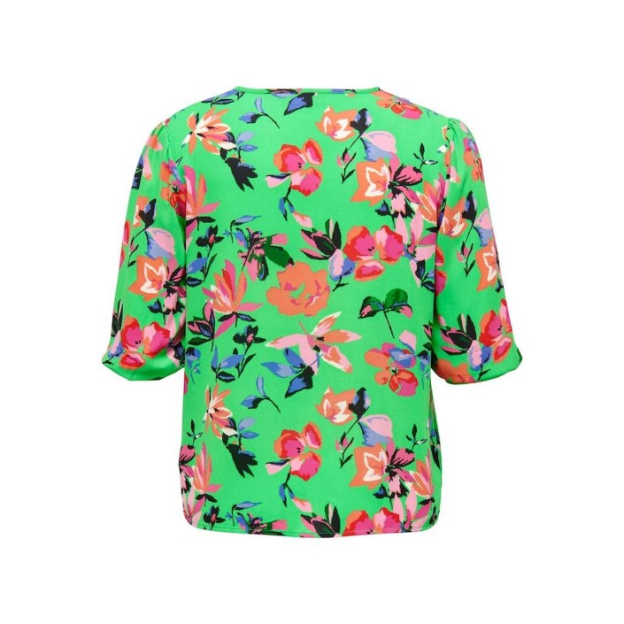 Carmakoma CARALMA LIFE 3/4 TOP AOP Island Green/FLEUR | Freewear CARALMA LIFE 3/4 TOP AOP - www.freewear.nl - Freewear