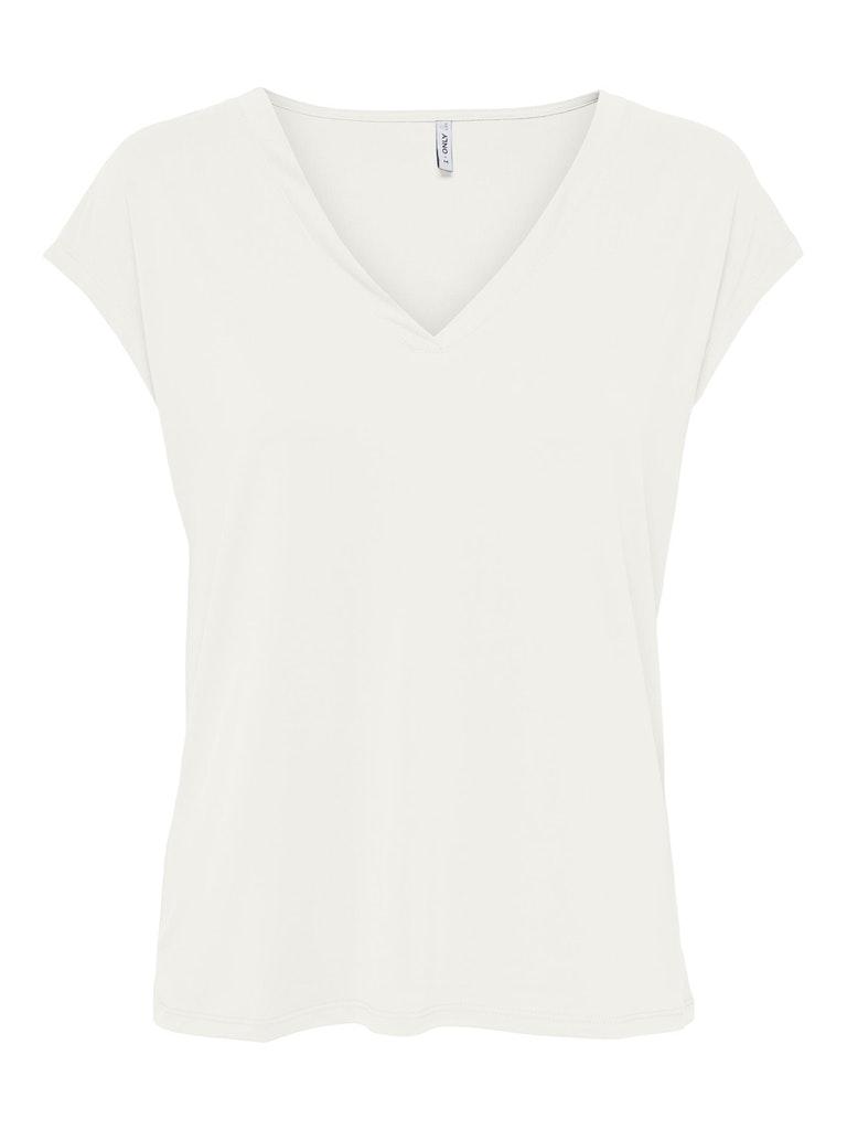 ONLY ONLFREE S/S MODAL V-NECK TOP JRS NOOS Dames Top - Maat XXL