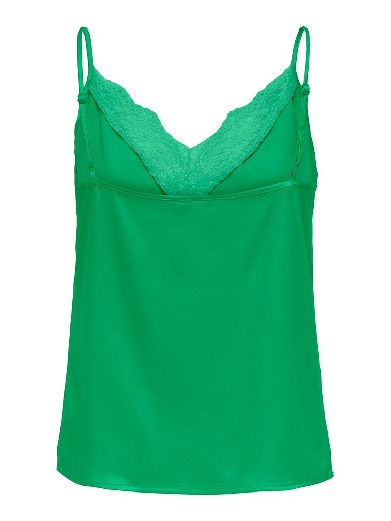 ONLY ONLVICTORIA SL LACE MIX SINGLET WVN Dames Top - Maat M
