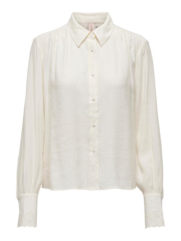 ONLY ONLEDEL LS EMB SHIRT WVN Dames Blouse - Maat XXL