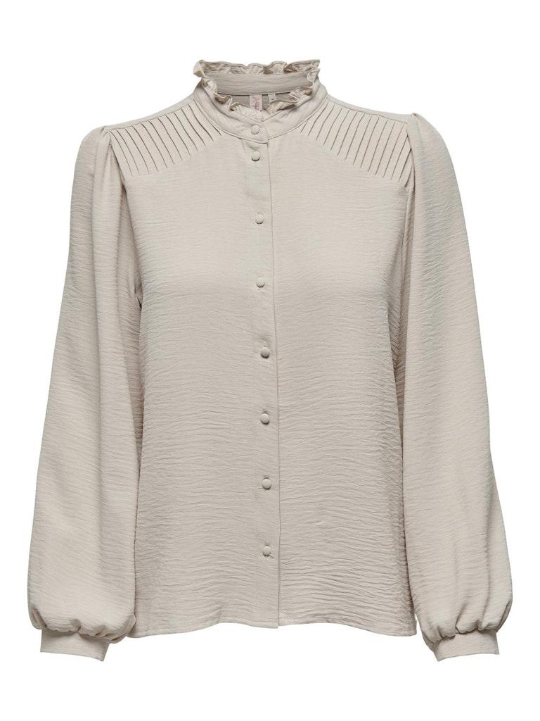 ONLY ONLMETTE LS PLEAT SHIRT WVN Dames Top - Maat XL