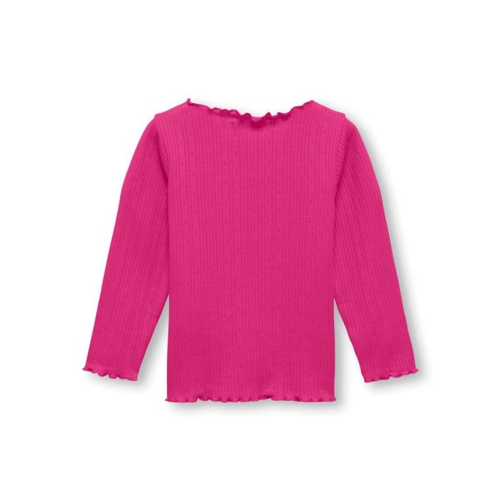 ONLY:KIDS ONLY KMGMIMI WAVE LS  SHIRT WVN Very Berry | Freewear KMGMIMI WAVE LS  SHIRT WVN - www.freewear.nl - Freewear