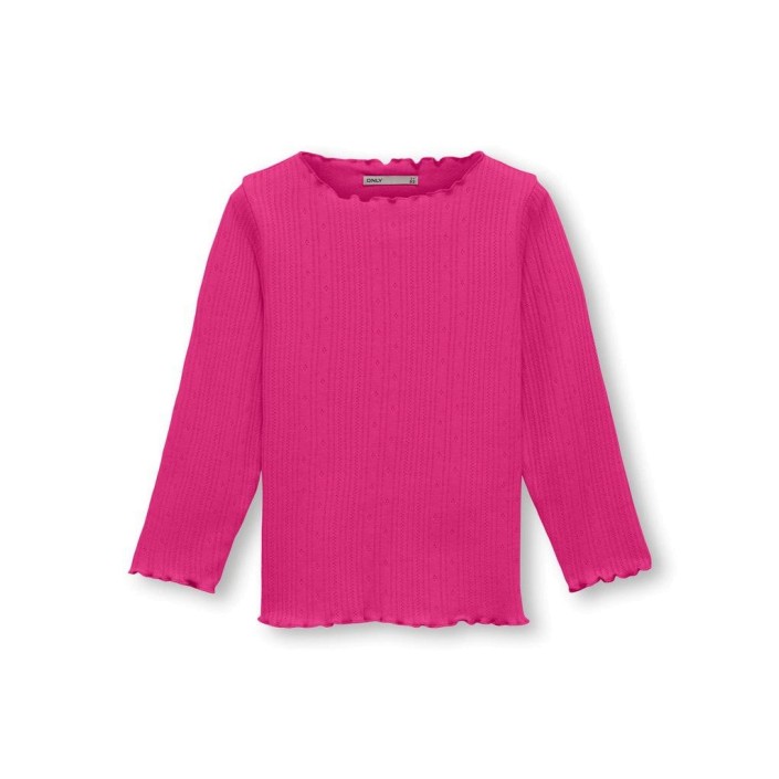 ONLY:KIDS ONLY KMGMIMI WAVE LS  SHIRT WVN Very Berry | Freewear KMGMIMI WAVE LS  SHIRT WVN - www.freewear.nl - Freewear