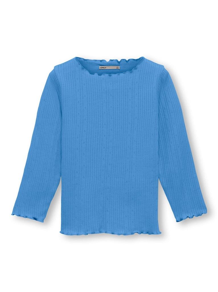 ONLY KMGMIMI WAVE LS SHIRT WVN Meisjes Blouse - Maat 98
