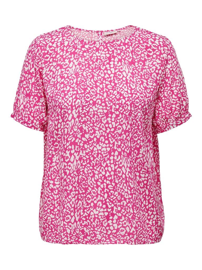 ONLY CARMAKOMA CARSIRINA SS TOP AOP Dames - Maat 46