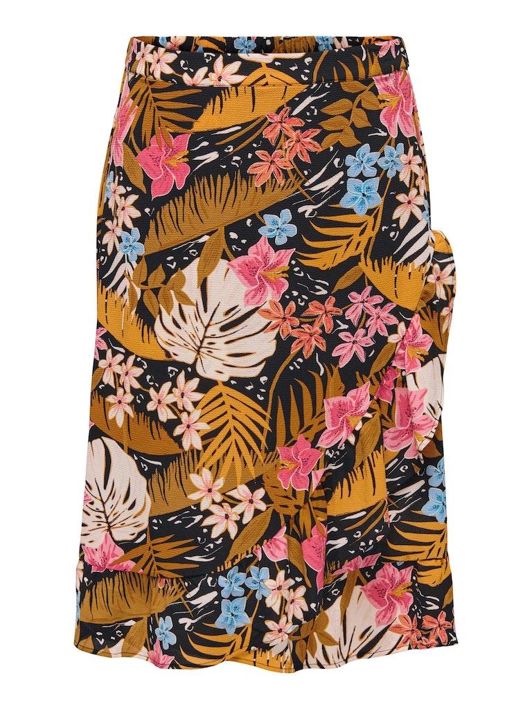 ONLY CARMAKOMA CARLUXODA WRAP SKIRT AOP Dames - Maat 46
