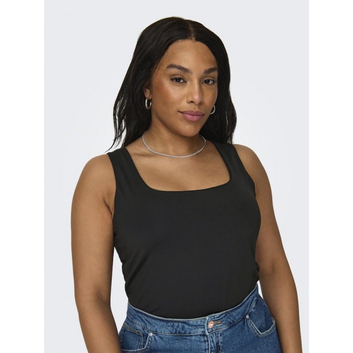 Carmakoma CAREA S/L 2-WAYS FIT TOP JRS Black | Freewear CAREA S/L 2-WAYS FIT TOP JRS - www.freewear.nl - Freewear