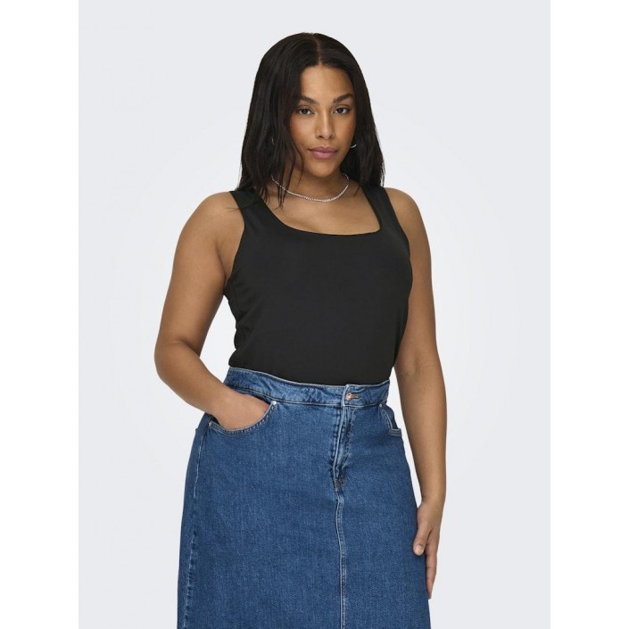 Carmakoma CAREA S/L 2-WAYS FIT TOP JRS Black | Freewear CAREA S/L 2-WAYS FIT TOP JRS - www.freewear.nl - Freewear