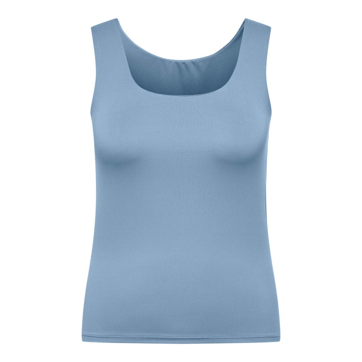 Carmakoma CAREA S/L 2-WAYS FIT TOP JRS Soft Chambray | Freewear CAREA S/L 2-WAYS FIT TOP JRS - www.freewear.nl - Freewear