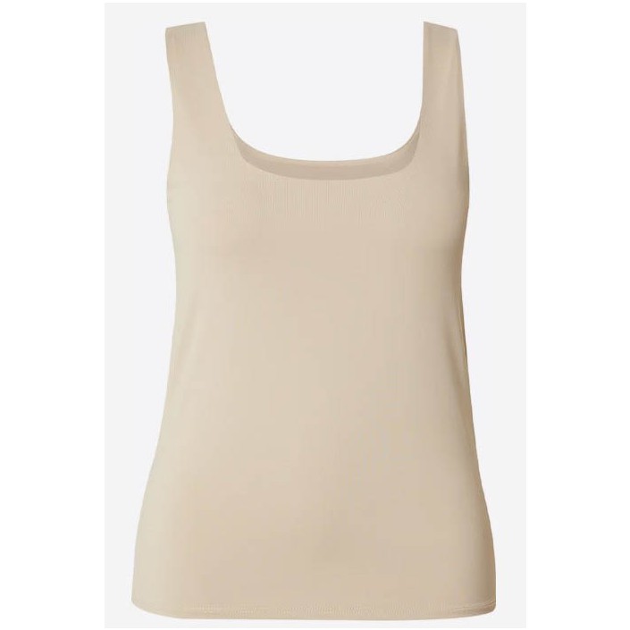 Carmakoma CAREA S/L 2-WAYS FIT TOP JRS Pure Cashmere | Freewear CAREA S/L 2-WAYS FIT TOP JRS - www.freewear.nl - Freewear