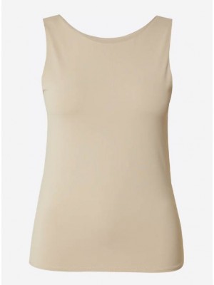 Carmakoma CAREA S/L 2-WAYS FIT TOP JRS Pure Cashmere | Freewear CAREA S/L 2-WAYS FIT TOP JRS - www.freewear.nl - Freewear