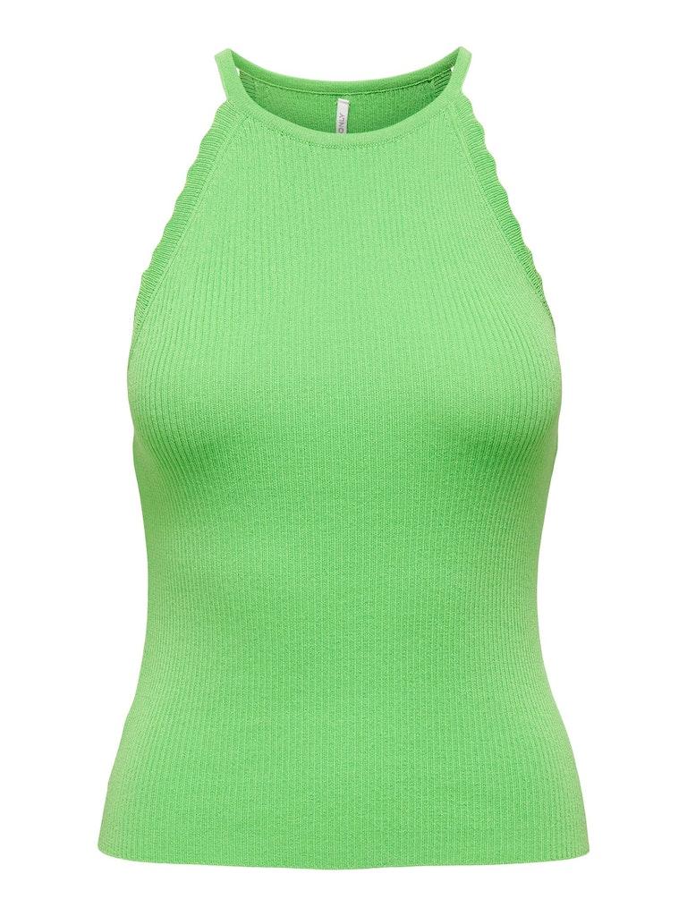 Only Onlgemma Sl Scallop Hltneck Top Knt