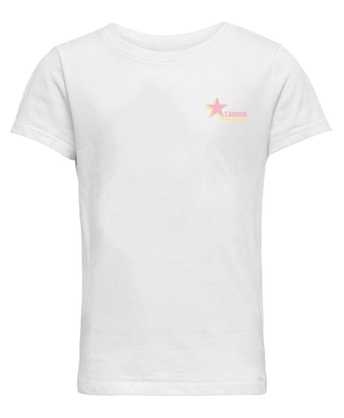 ONLY KOGLENI FIT S/S KINDNESS TOP BOX JRS Meisjes T-shirt - Maat 158/164
