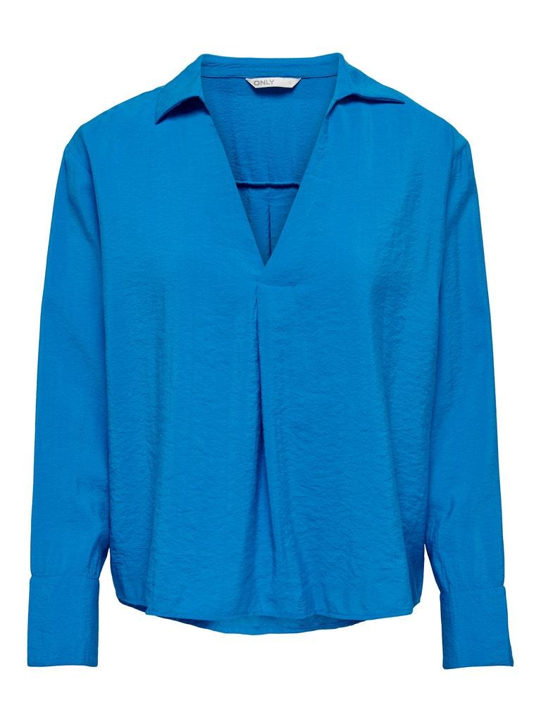 ONLY ONLKATE L/S V-NECK TOP WVN NOOS Dames Top - Maat M