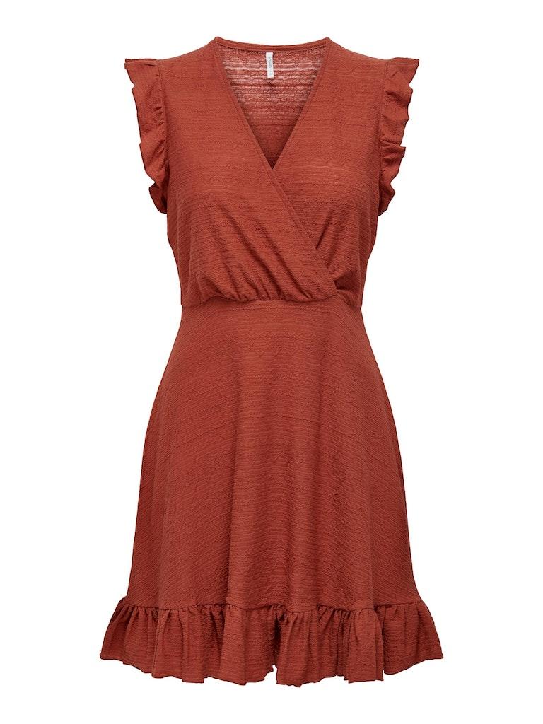 Only Onlcilia S l Frill Wrap Dress Jrs