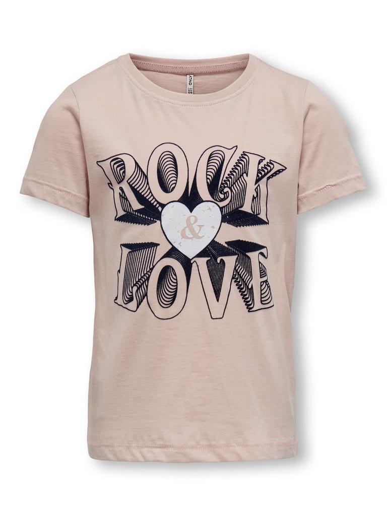 Only Kids Kmgmaggie S/s Rock Top Box Jrs