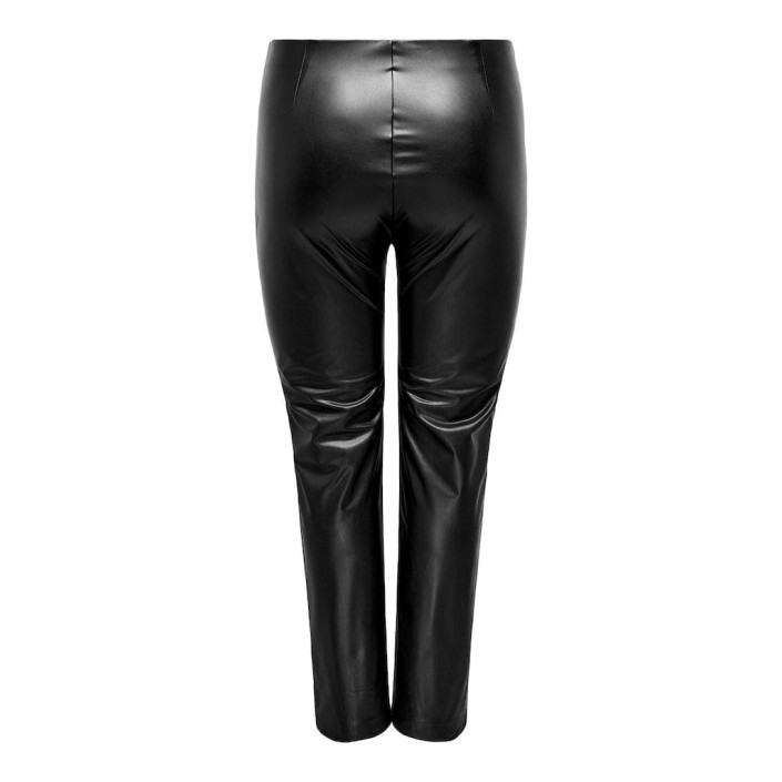 Carmakoma CARPAPAYA FAUX LEATH SLIT LEGGING C: Black | Freewear CARPAPAYA FAUX LEATH SLIT LEGGING C: - www.freewear.nl - Freewear